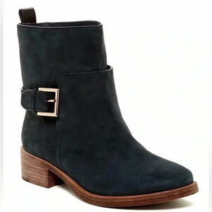 Tory Burch Riley Mid Buckle Boot Dark Green Size 7 (00760)